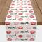 90" Pink & Red Lips Poly Twill Table Runner